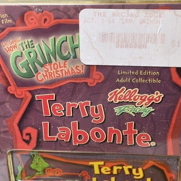 TERRY Labonte Diecast 1/24 How The Grinch Stole Christmas New in Sealed Package - Picture 4 of 7
